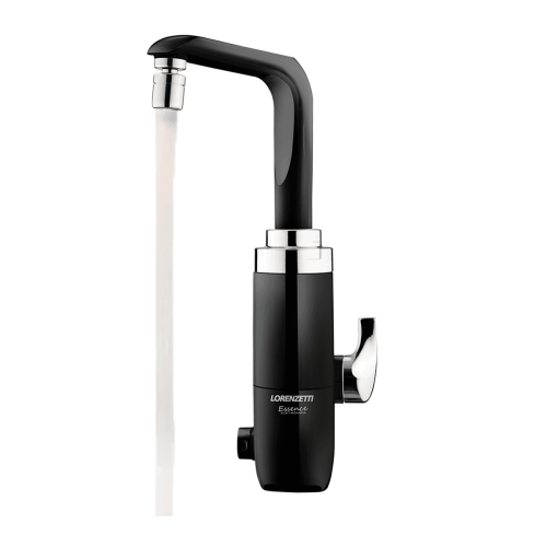 Torneira Essence Eletrônica de Mesa 5500Wx220V Preto Cromado Lorenzetti - Imagem 4