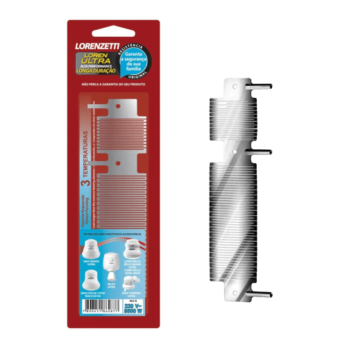 Resistência Ultra 3Temperaturas Lorenzetti 5500W 220V 065A - Imagem 3