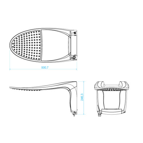 Chuveiro Acqua Wave Branco/Cromado 5500W 127V Lorenzetti - Imagem 4