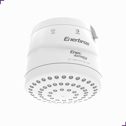 Chuveiro Elétrico Ducha Enerbras Up Branco 5500W 127V 3T - Imagem 2