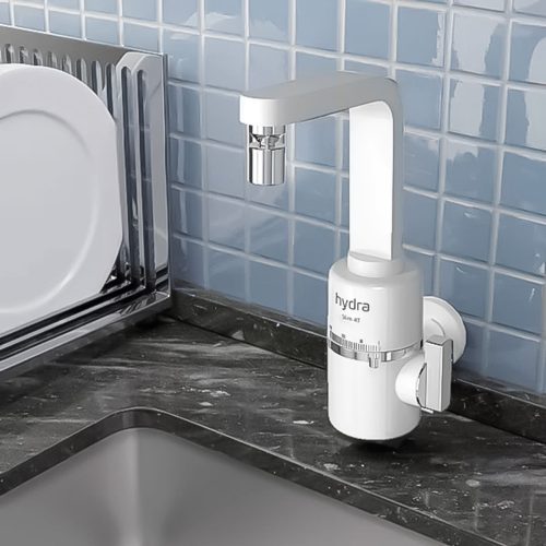 Torneira Elétrica Slim Hydra 5500W 127V De Parede 4T Branca - Imagem 6