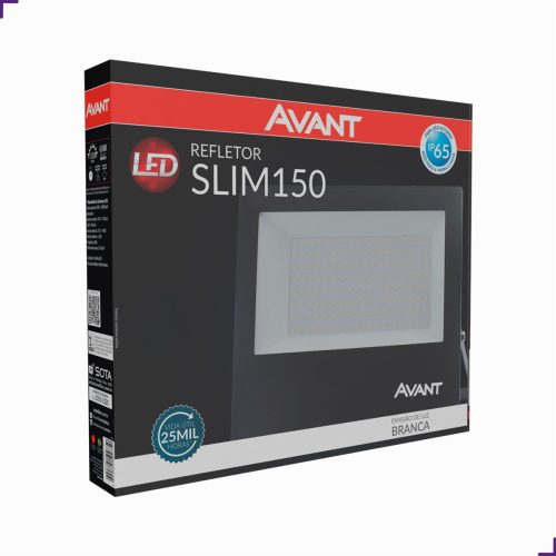 Refletor LED 150W Avant Branco Frio 6500K 12000LM IP65 Bivolt - Imagem 2