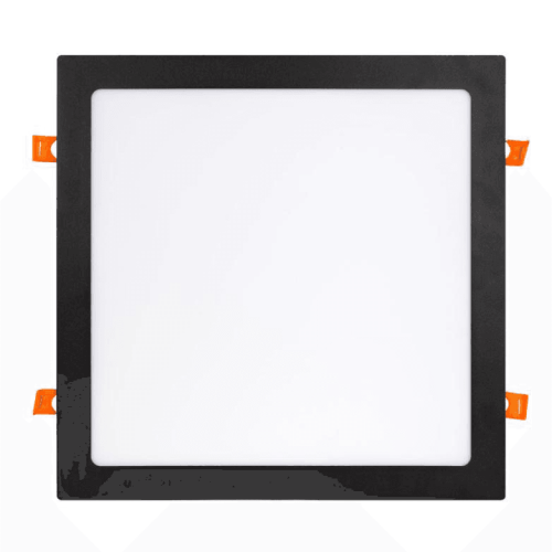 Painel Led Preto Embutir Quadrado 24Wx6500K - Imagem 2