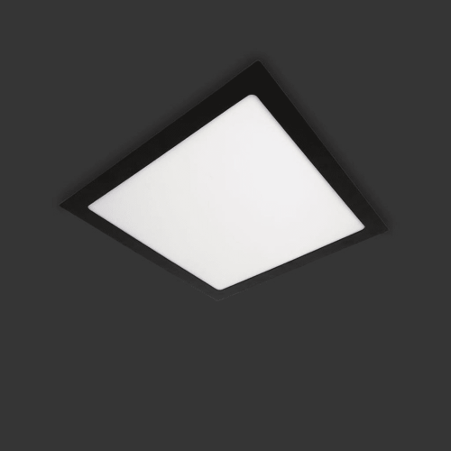 Painel Led Preto Embutir Quadrado 24Wx6500K - Imagem 4