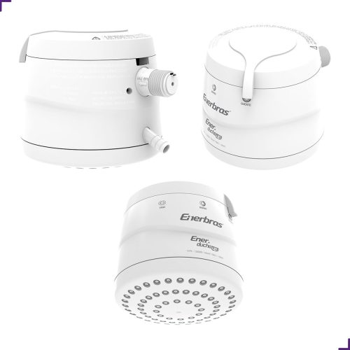Chuveiro Elétrico Ducha Enerbras Up Branco 5500W 127V 3T - E2E - Imagem 4