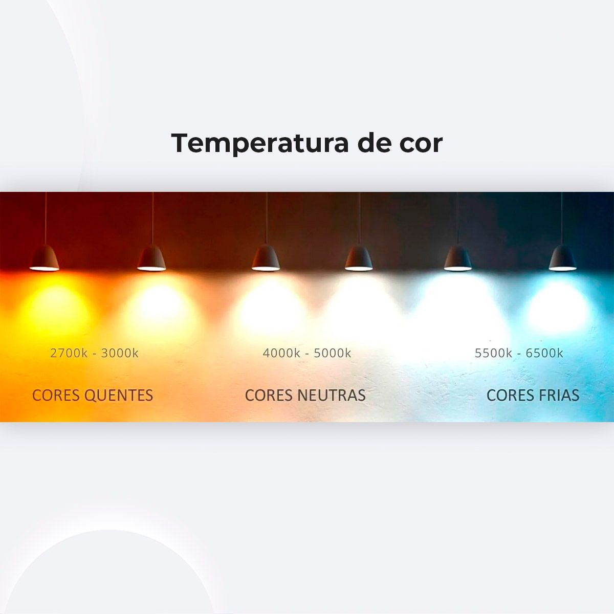 Refletor de LED Slim 50W 6500K Branco 3750Lm Frio Bivolt IP65 à Prova d'Água Avant Cor Preto - Imagem 8