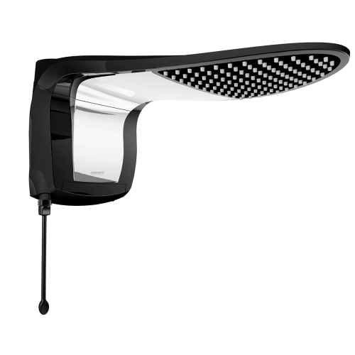 Chuveiro Acqua Wave Black/Cromado 5500W 127V Lorenzetti