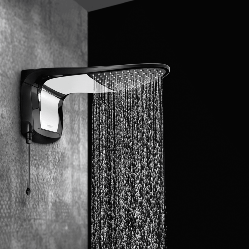 Chuveiro Acqua Wave Black/Cromado 5500W 127V Lorenzetti - Imagem 4
