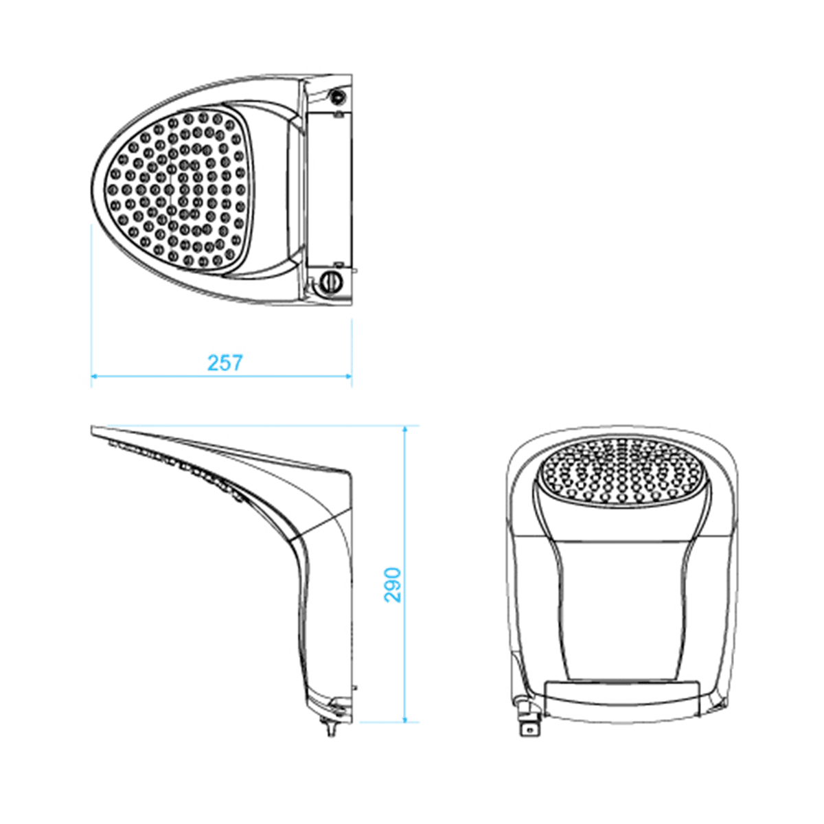 Ducha Acqua Jet Branco/Cromado 5500W 127V Lorenzetti - Imagem 5