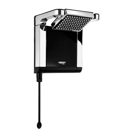 Ducha Acqua Star Black/Cromado 7800W 220V Lorenzetti