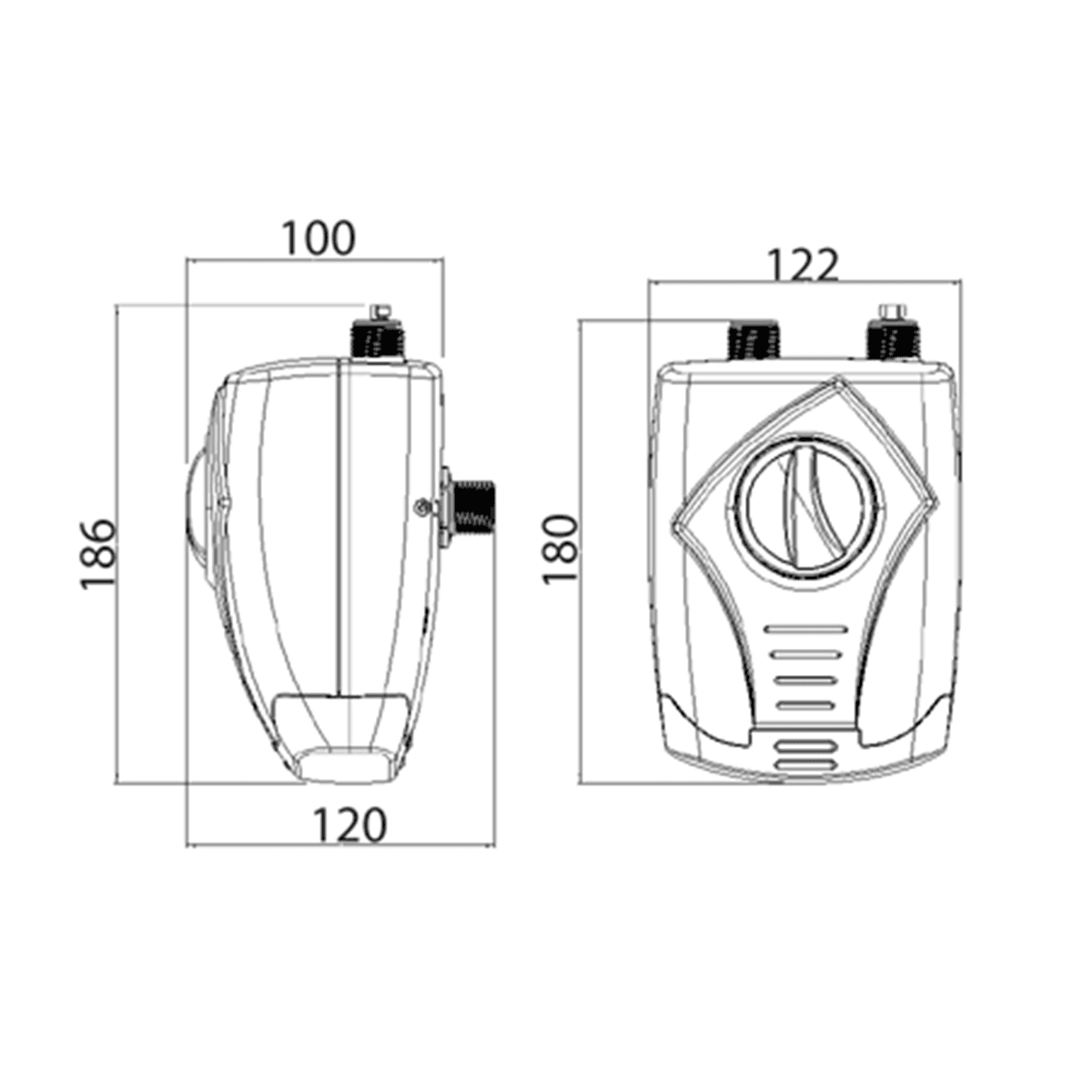 Aquecedor Versátil 2 Saídas 5500W 127V Lorenzetti - Imagem 3