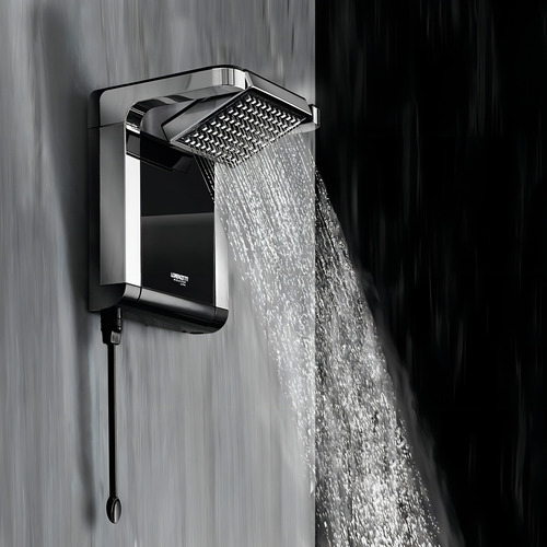 Chuveiro Ducha Acqua Star Preto Cromado 127V 5500W Lorenzetti - Imagem 8