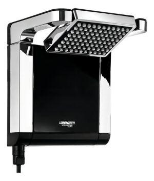 Chuveiro Ducha Acqua Star Preto Cromado 127V 5500W Lorenzetti