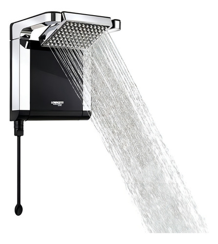 Chuveiro Ducha Acqua Star Preto Cromado 127V 5500W Lorenzetti - Imagem 4