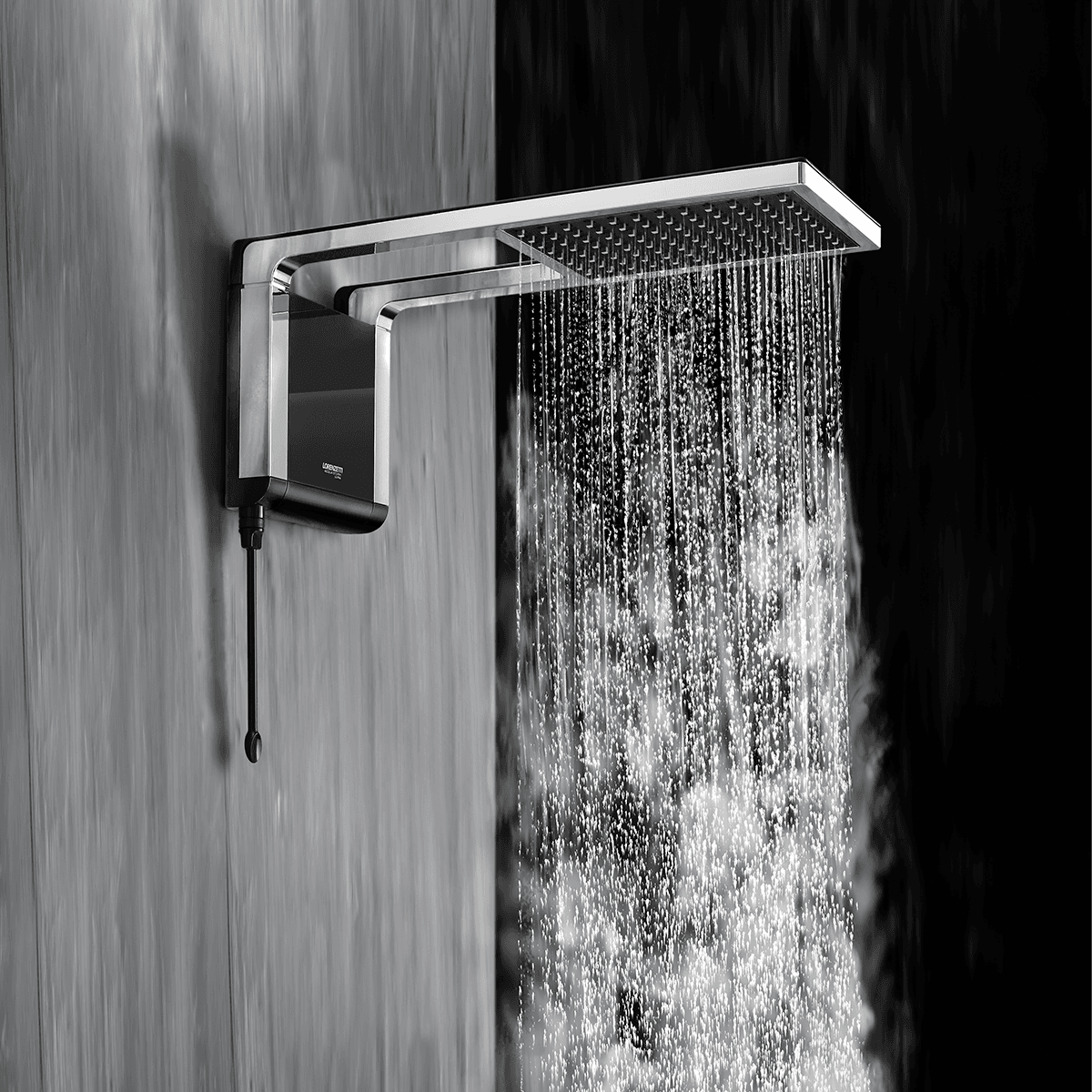 Chuveiro Acqua Storm Black/Cromado 7800W 220V Lorenzetti - Imagem 3