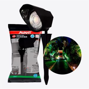 Espeto de Jardim 5w Led Hummer IP65 Luz Verde Bivolt Avant
